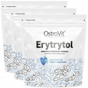 OstroVit Erytrytol 3 kg Erytrol Naturalny Słodzik