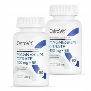 OstroVit Cytrynian Magnezu + B6 180 tab MAX DAWKA