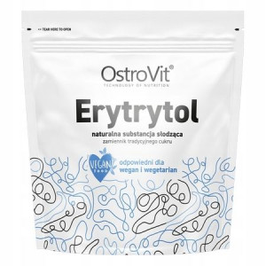 OstroVit Erytrytol 1 kg ERYTROL NATURALNY SŁODZIK