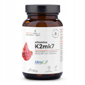 Aura Herbals Witamina K2MK7 MenaQ7 200 μg 90 kaps