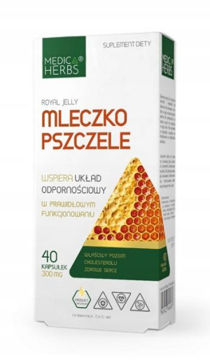Medica Herbs Mleczko Pszczele Liofilizowane 40kaps