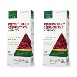 Medica Herbs Fermentowany czerwony ryż + karczoch