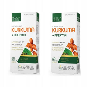 Medica Herbs Kurkuma + Piperyna 120 kapsułek