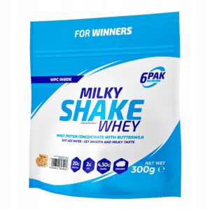 6PAK Milky Shake Whey 300g białko smak czekoladowy