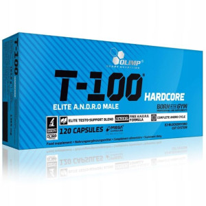 Olimp T-100 Hardcore Booster Testosteronu 120 kaps