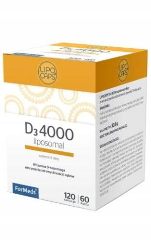 Formeds Lipocaps Liposomalna Witamina D3 4000 120k