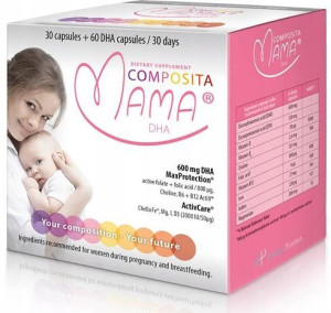 Establo Composita Mama DHA 30 + 60 kaps DHA CIĄŻA