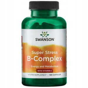 Swanson Super Stress B-complex z witaminą C 100K