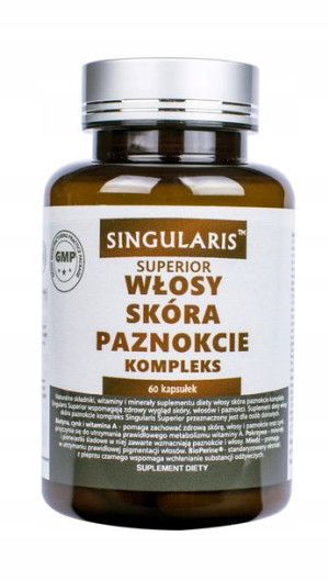 Singularis Włosy Skóra Paznokcie 60 kapsułek