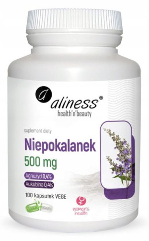 Aliness Niepokalanek 500 mg VITEX EKSTRAKT 100K