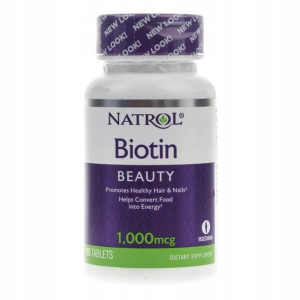 Natrol Biotyna 100T WYPADANIE POROST WŁOSÓW