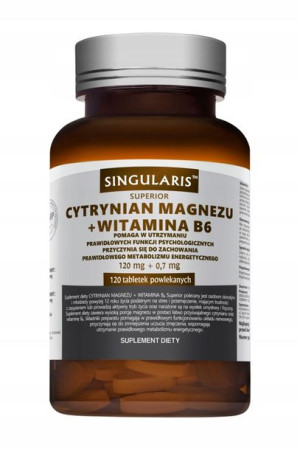 Singularis Superior Cytrynian magnezu B6 120 tabl