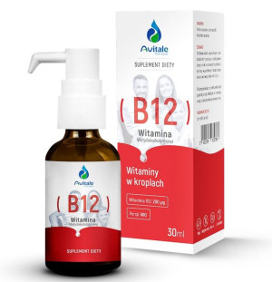Aliness Witamina B12 Metylokobalamina Krople 30ml