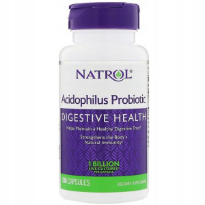 NATROL Acidophilus Probiotic 100caps PROBIOTYK