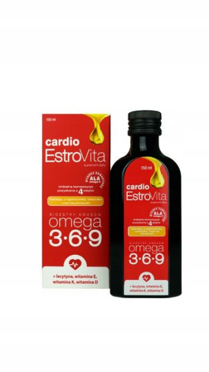 Estrovita Cardio 150 Omega 3 6 9 Ala Zdrowe Serce