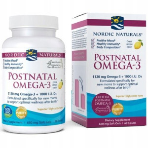 Nordic Naturals Postnatal Omega 3 1120 mg 60 kaps