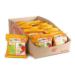 24x Crispy Natural Jabłko z sokiem z mango plastry