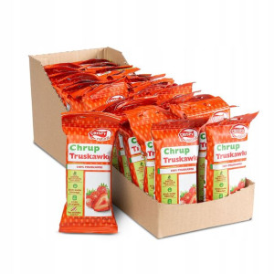 32x Crispy Natural Suszone Chipsy Truskawki 10 g