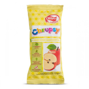 Crispy Natural Jabłko z przecierem bananowym 12 g