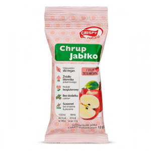 Crispy Natural Jabłko z sokiem truskawkowym 12 g