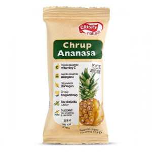 Crispy Natural Suszone Chipsy Ananas 12 g