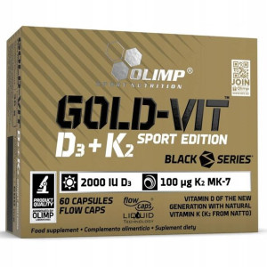 Olimp Gold - Vit D3 + K2 2000IU Sport Edition 60k