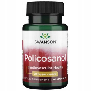 Swanson Policosanol 60 kapsułek Serce Polikosanol