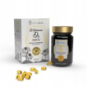 Pharmaverum Witamina D3 2000IU 60 kapsułek