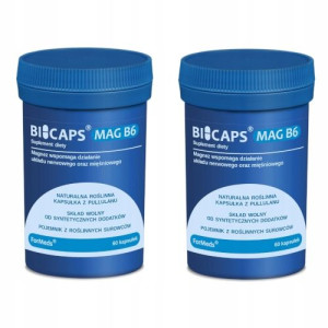 2x ForMeds Bicaps MAG B6 Cytrynian magnezu 60 kaps