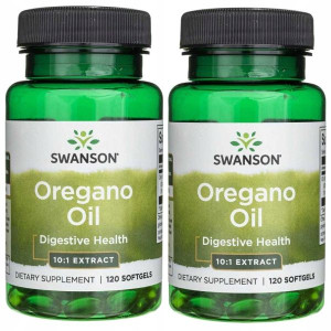2x Swanson Olej z oregano 10:1 ekstrakt 150mg 120k