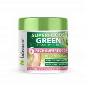 Intenson Green Superfood Elixir 150g zdrowie detox