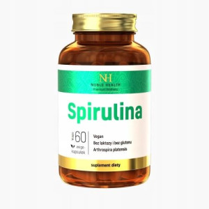 Noble Health Spirulina 60 kaps odporność krew wege