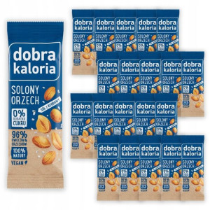 Baton Dobra Kaloria solony orzech 20 x 35g