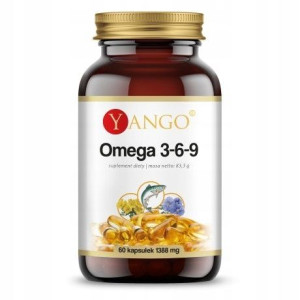 YANGO Omega 3-6-9 1000mg 60 kapsułek 1000mg kwasy