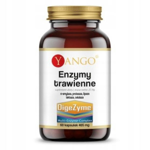 YANGO Enzymy trawienne 60 kapsułek trawienie vege