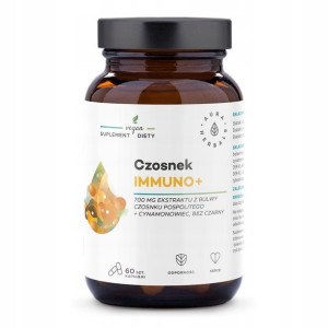 Aura Herbals Czosnek Immuno+ 60 kapsułek