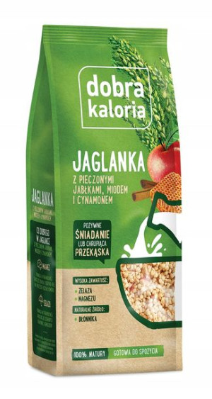 Dobra Kaloria Jaglanka jabłko miód cynamon 120g