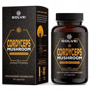 SolveLabs Cordyceps Cordyceps sinensis 10:1 60kap