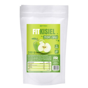 FitRec Fit Kisiel bez cukru 240 g zielone jabłko