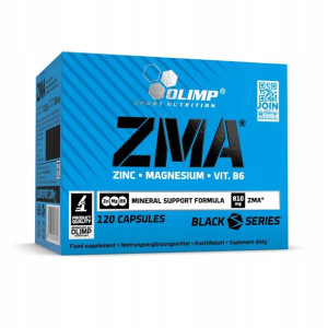 Olimp ZMA Magnez Witamina B6 Cynk 120 kapsułek