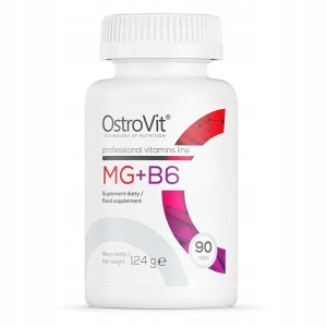 OstroVit cytrynian Magnez MG + B6 90 tabletek