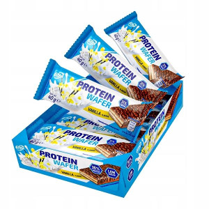 6PAK Proteinowe Wafle 12 x 40g o smaku waniliowym