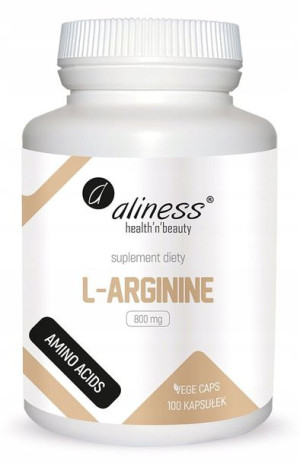Aliness L-Arginina 800 mg SIŁA 100 kapsułek