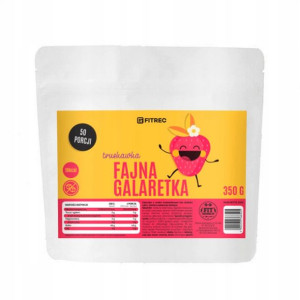 FitRec Fajna Galaretka Truskawka bez cukru 350g