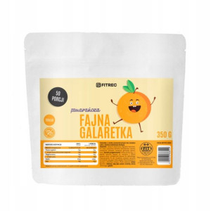 FitRec Fajna Galaretka Pomarańcza bez cukru 350g