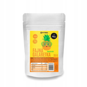 FitRec Fajna Galaretka Ananas bez cukru 35g