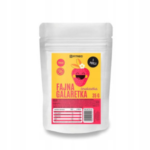FitRec Fajna Galaretka Truskawka bez cukru 35g