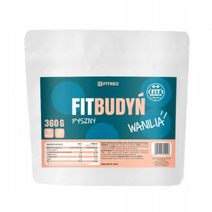 FitRec Fit Budyń Waniliowy bez cukru 360g