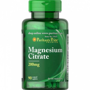 Puritan's Pride CYTRYNIAN MAGNEZU magnez SKURCZE