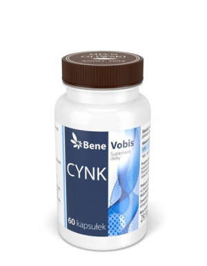 Bene Vobis Cynk Glukonian odporność 10 mg 60 kaps